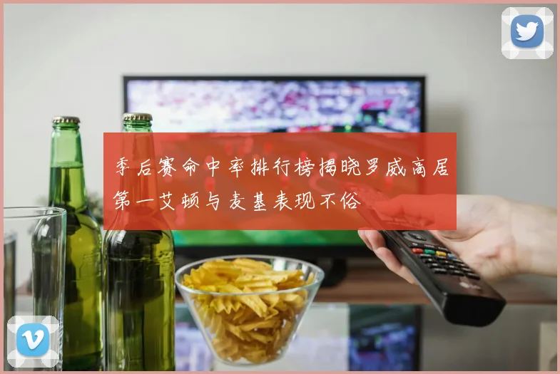 季后赛命中率排行榜揭晓罗威高居第一艾顿与麦基表现不俗